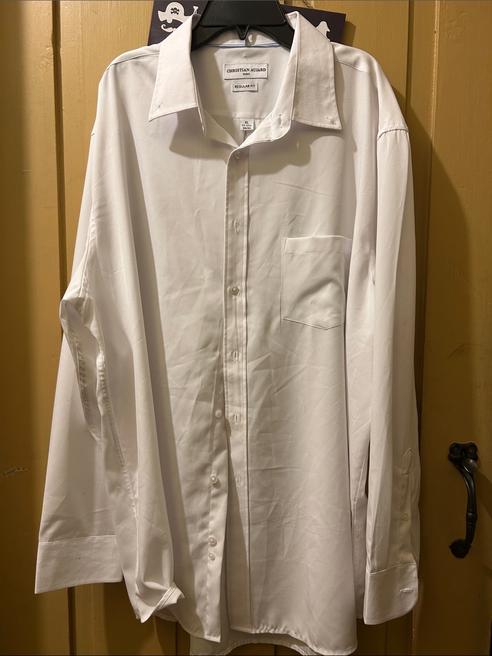 Christian aujard Paris White Long-Sleeve Dress Shirt